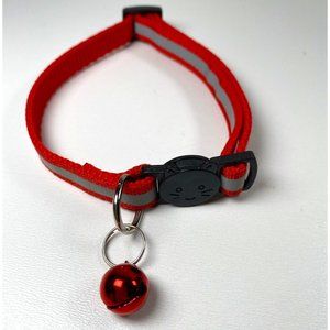 Red Cat Breakaway Collar New With Jingle Bell